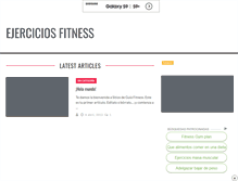 Tablet Screenshot of ejercicios.guiafitness.com