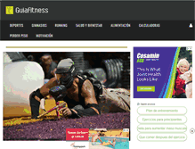 Tablet Screenshot of guiafitness.com