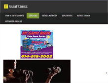 Tablet Screenshot of musculacion.guiafitness.com